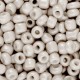 Seed beads 6/0 (4mm) Dawn grey